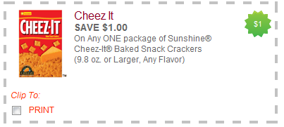 1 Off Cheez Its Southern Savers