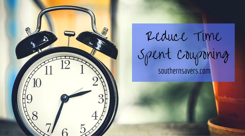reduce time spent couponing