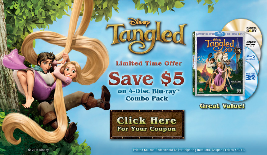 $4 off Tangled