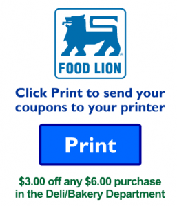 Food Lion Deli/Bakery Coupon