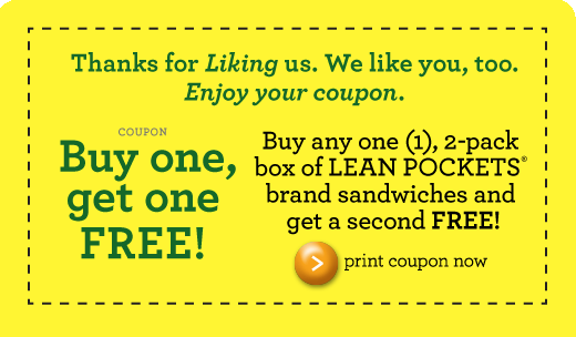lean pockets coupon