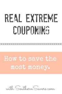 Save tons of money with real extreme couponing.  