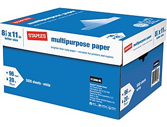 staples multipurpose paper