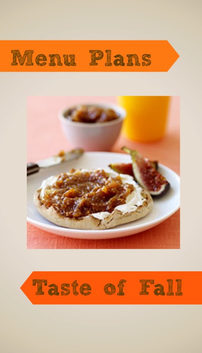 menu plan a hint of fall