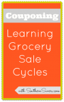 To make the most out of couponing, make sure you know all about the grocery store sale cycles.