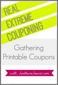 Trying to save money?  Learn the Real Extreme Couponing!  Here's what you need to know about gathering printable coupons to live frugal.