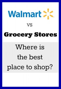 Is it really cheaper to but things at Walmart instead of using great coupons at regular grocery stores?  Where do you save the most money?