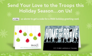 Tiny Prints card Veteran's Day freebies
