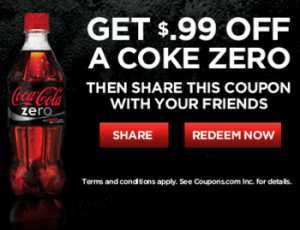 Coke Zero Coupon