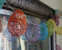 Embroidered Floss Garland