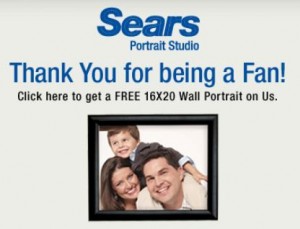 Sears free portrait