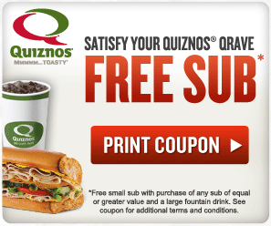 Quiznos coupon