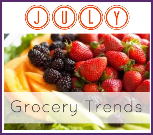 The grocery trends for July.  All of the best deals and what to buy in July.