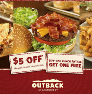 Outback Steakhouse Coupons