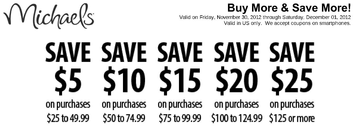 Michaels Coupon: Buy More Save More :: Southern Savers