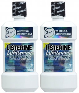 listerine whitening rinse