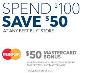 Mastercard 50 Off Best Buy Purchase Of 100 Or More Southern Savers