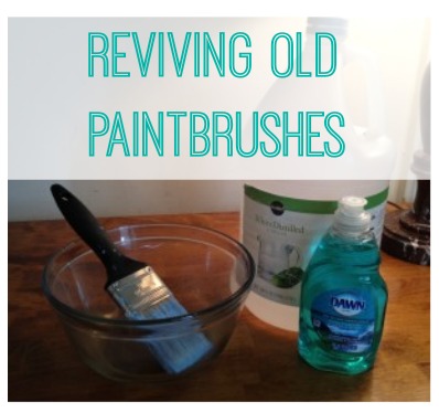 How to fix old, dirty paintbrushes.