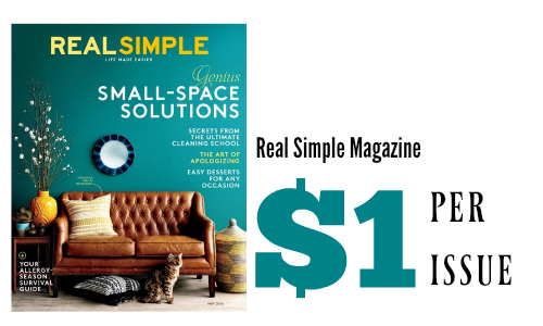 real simple magazine deal