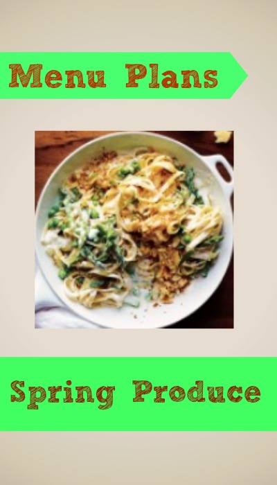 weight watchers menu plan spring produce