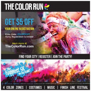 The Color Run Coupon Code