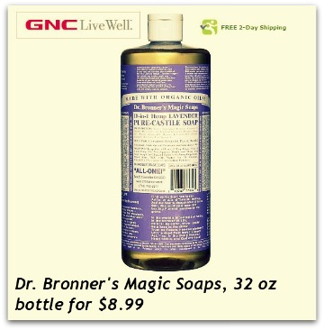 GNC Dr. Bronner's Soap