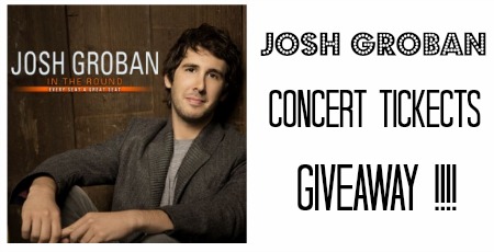 Josh Groban Concert Tickets Giveaway / / SouthernSavers.com