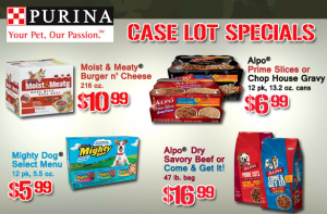 Purina Case Lot Special Commissary coupons