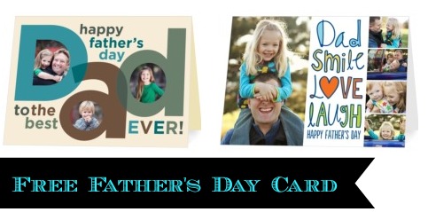 free fathers day card
