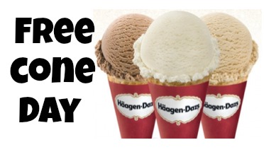 haagen daz free cone day