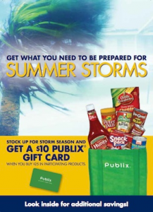 publix coupon booklet Stock Up for Storm Season
