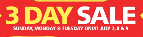 3 day sale