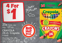 Toys R Us Crayons