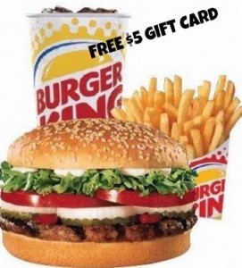 burger king gift card