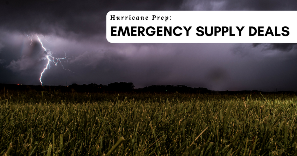 Hurricane Prep: Emergency Supply Deals