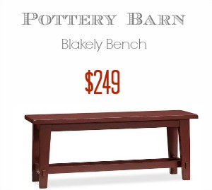 Pottery Barn Blakely Bench Look Alike - Southern Savers