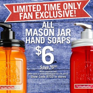 mason jar hand soap