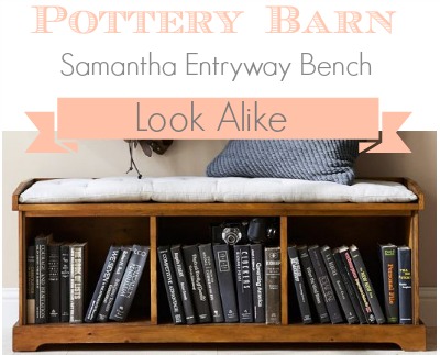 Pottery Barn Look Alike Samantha Entryway Bench 43 Off