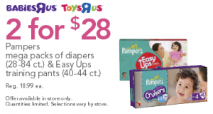 pampers diapers deal