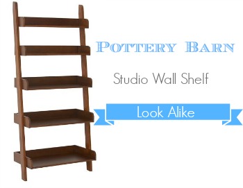 Pottery Barn Look Alike Studio Wall, Studio Wall Shelf Bookcase