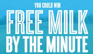 Enter to win a free gallon of milk!  1440 winners daily.