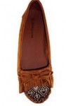 cognac moccasin
