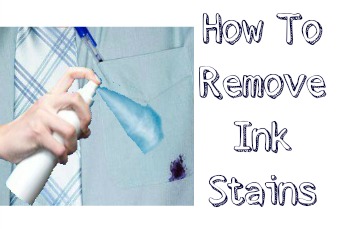 how to remove old ink stains from clothes