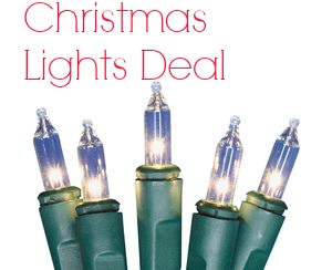christmas light deal at lowes