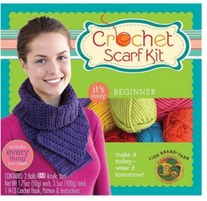 crochet scarf kit