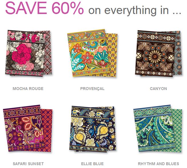 Vera Bradley: Up to 60% Off On Select Patterns, Today Only