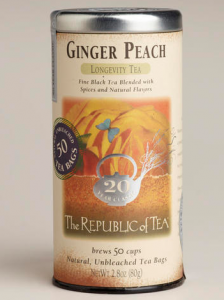 ginger peach tea