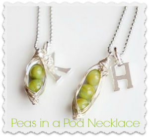 pea in a pod necklace