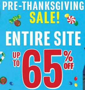 pre-thanksgiving sale