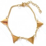 triangle chain bracelet